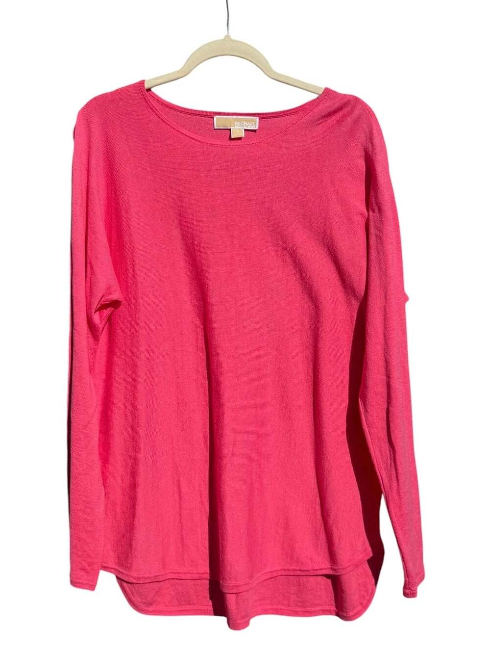 Michael Michael Kors Long Sleeve Lightweight Crew Neck Sweater